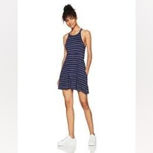 Roxy Navy and White Striped Romper - Size M